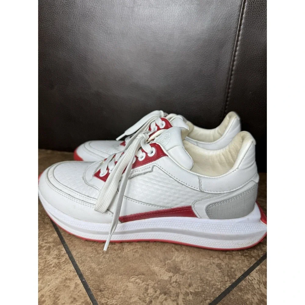 Duca Del Cosma 20th Anniversary Alanah Italian Golf Shoes Size 8.5 Red White